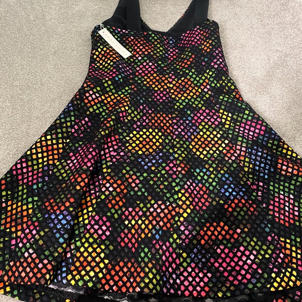 Trina Turk fit and flare dress size 8